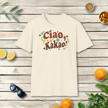Ciao, Kakao T-Shirt mit lustigem Italien Wortspiel