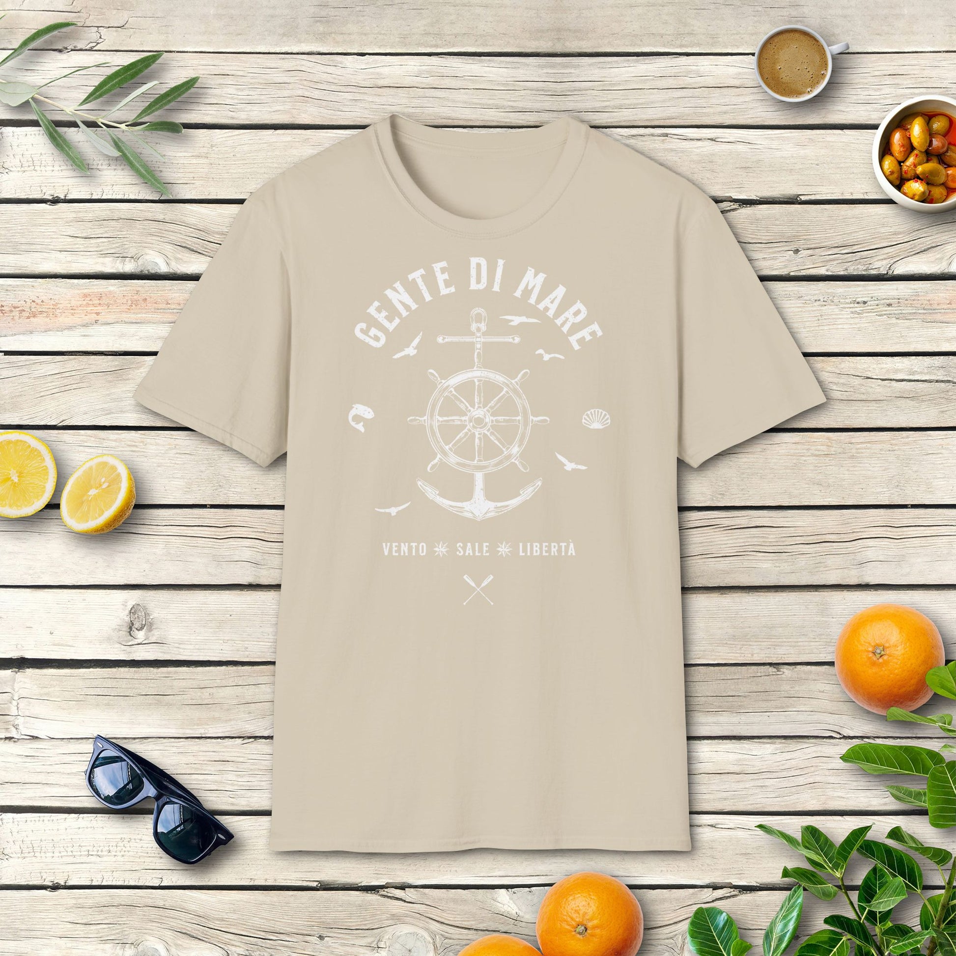 Gente di Mare T-Shirt | Italienisches Vintage Maritim Design