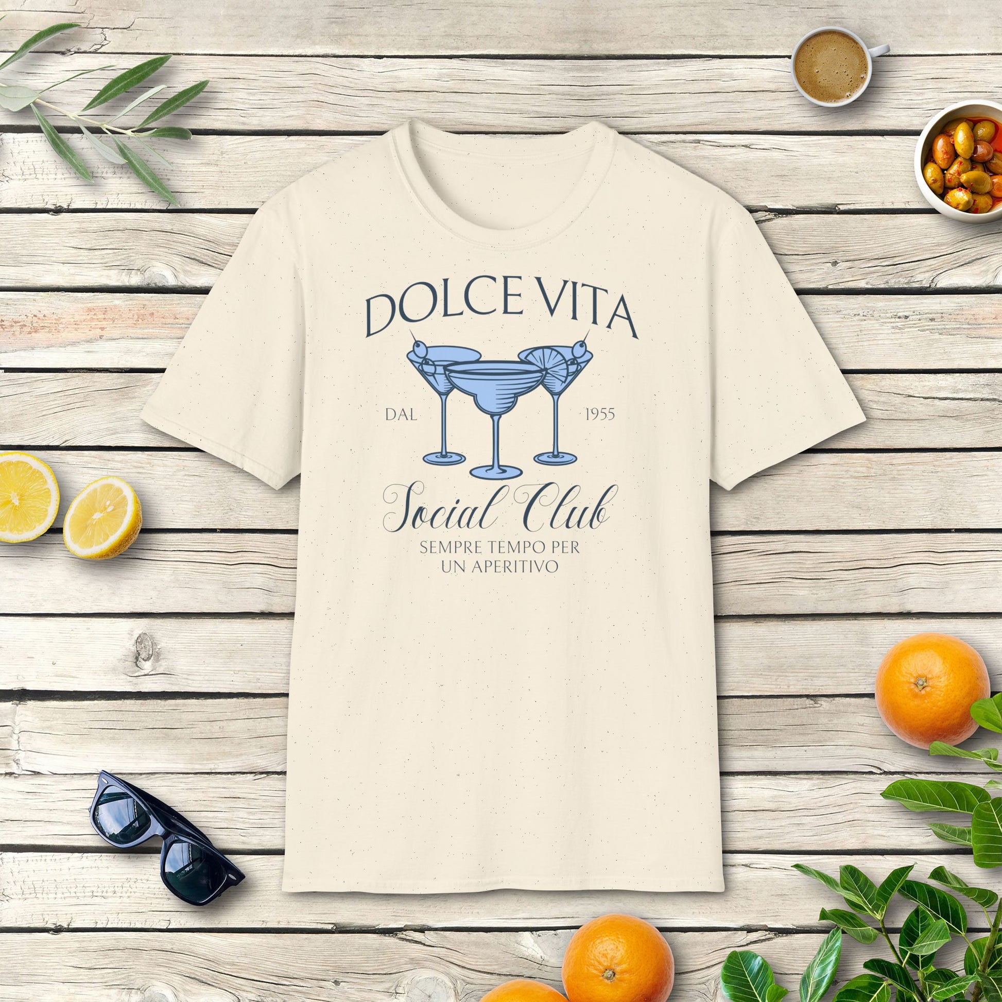 Dolce Vita Social Club T-Shirt | Aperitivo Italien Shirt