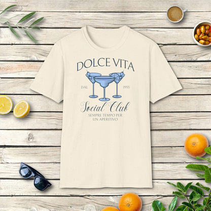 Dolce Vita Social Club T-Shirt | Aperitivo Italien Shirt