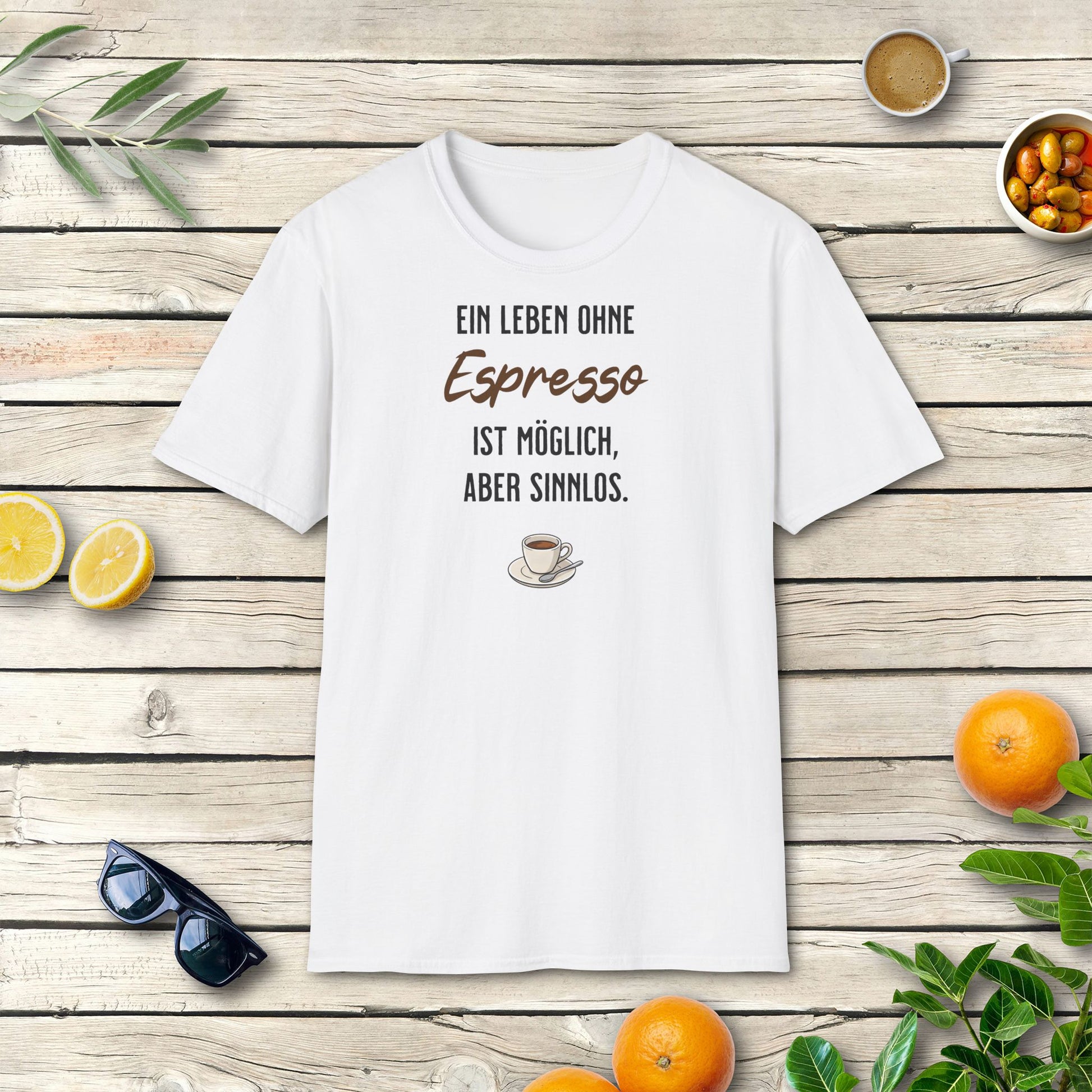 Ein Leben ohne Espresso T-Shirt | Italienisches Kaffee Design