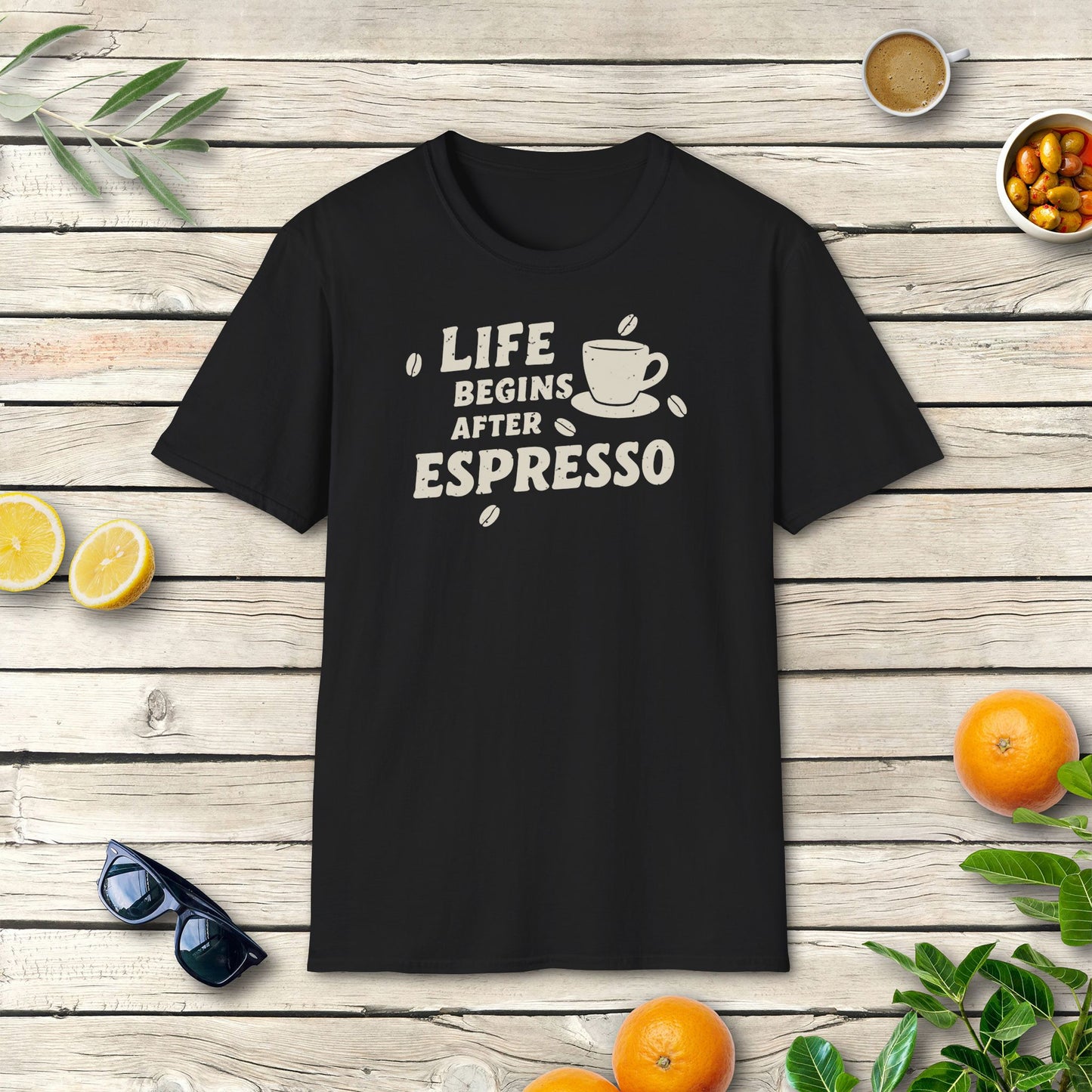 Life begins after Espresso - T-Shirt-Trip to Italy