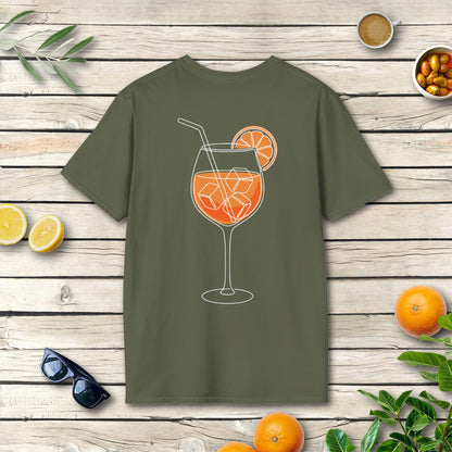 Aperitivo grande Italien T-Shirt mit Spritz-Rückenmotiv