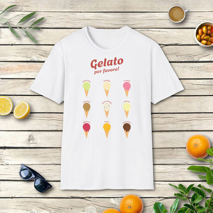 Gelato T-Shirt | Italienisches Eis Shirt mit Dolce Vita