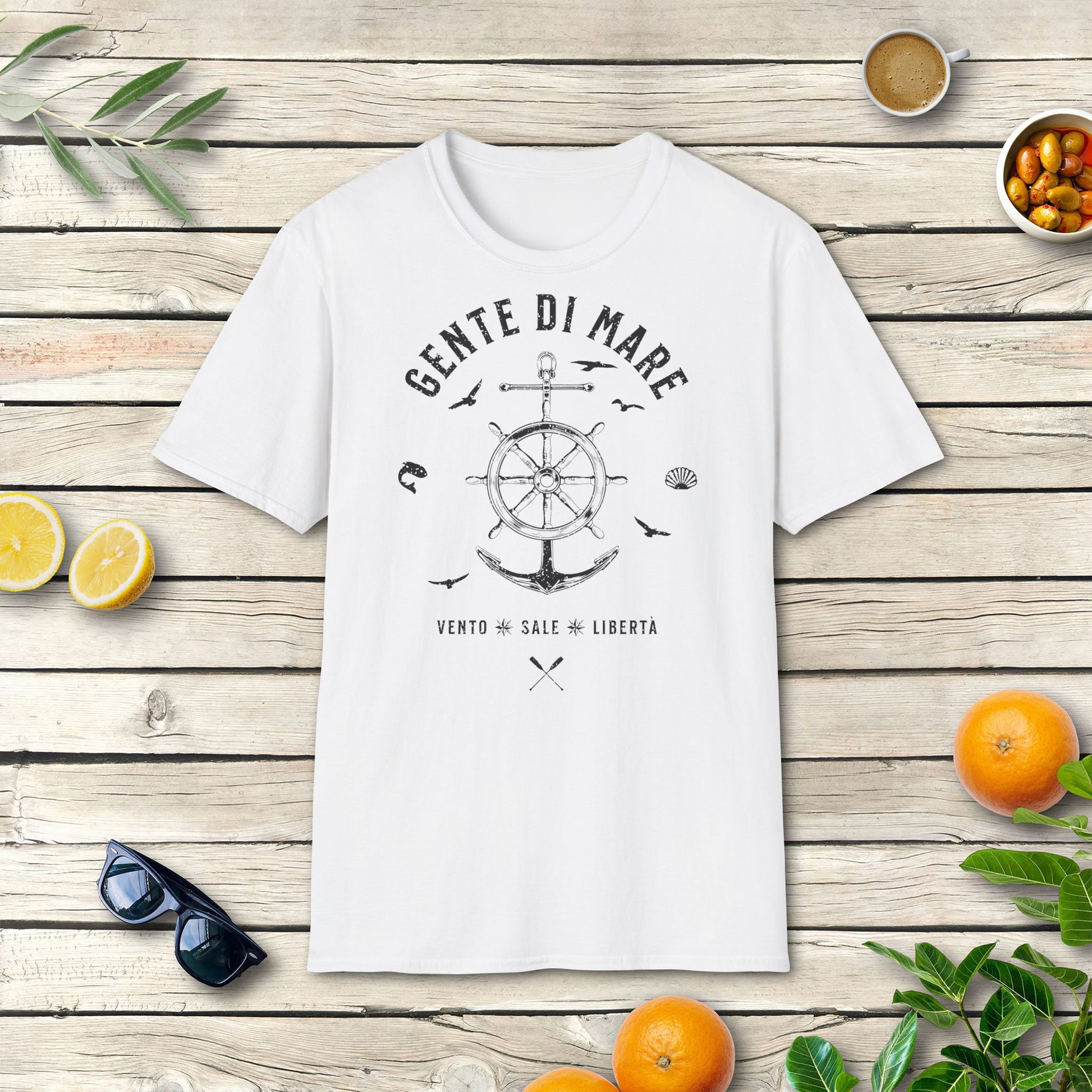 Gente di Mare T-Shirt | Italienisches Vintage Maritim Design