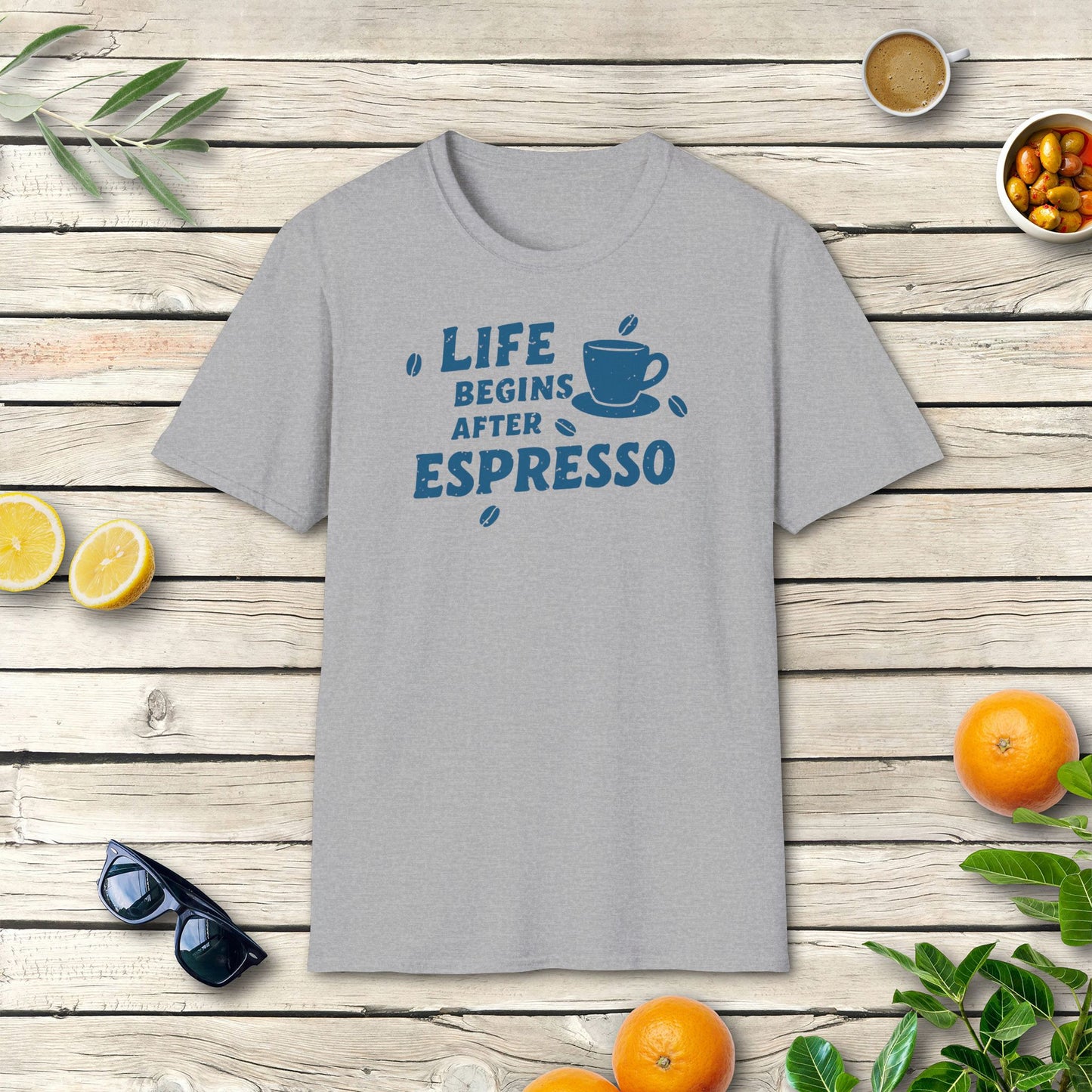 Life begins after Espresso - T-Shirt-Trip to Italy