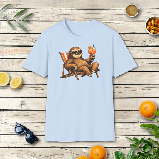 Faultier Aperitivo T-Shirt | Italienisches Dolce Vita Design