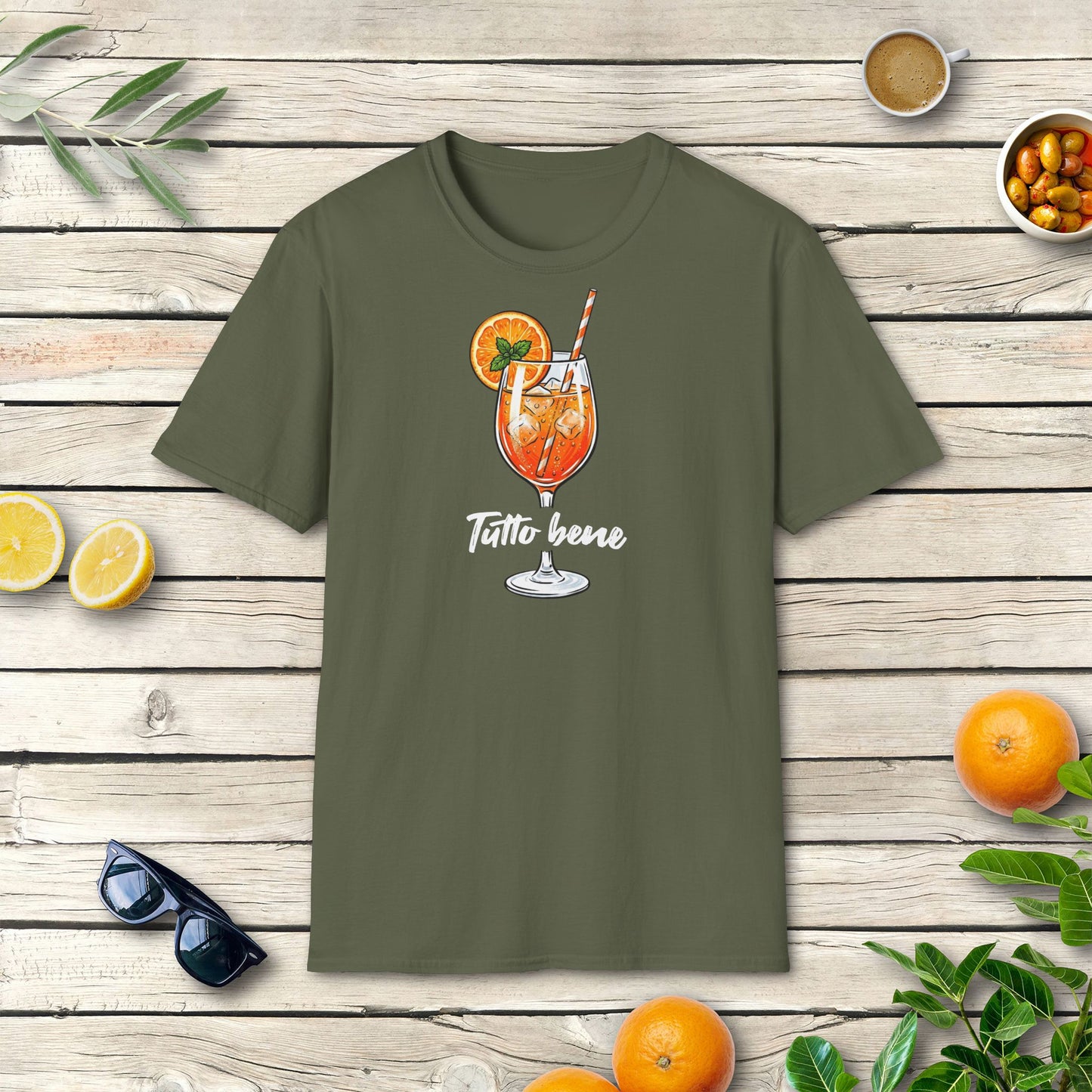 Tutto Bene Aperitivo T-Shirt | Spritz Italien Style