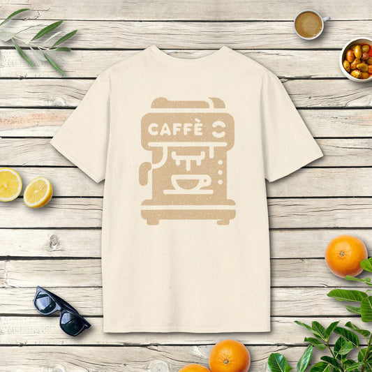 Macchina espresso - T-Shirt mit Italien Kaffee Rückenmotiv