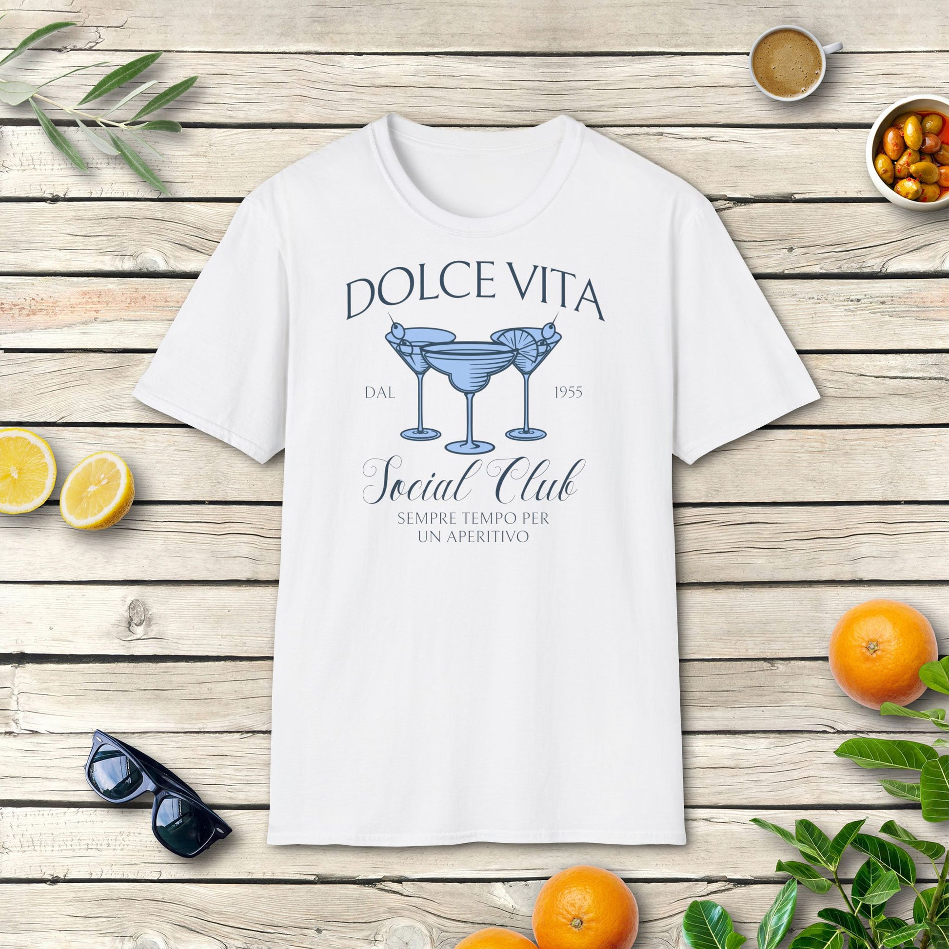 Dolce Vita Social Club T-Shirt | Aperitivo Italien Shirt
