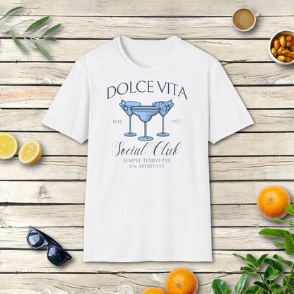 Dolce Vita Social Club T-Shirt | Aperitivo Italien Shirt