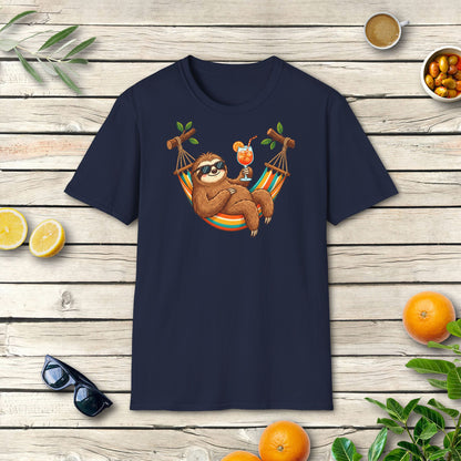 Faultier Aperitivo T-Shirt | Italienisches Sommer Design
