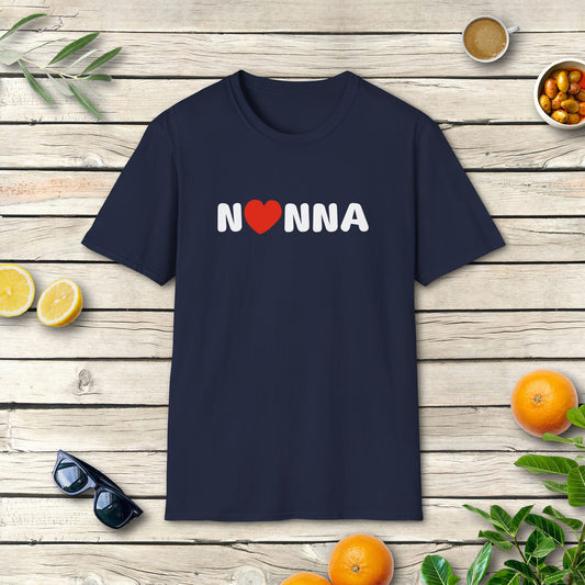 Nonna T-Shirt mit Herz | Liebevolles Italien-Design