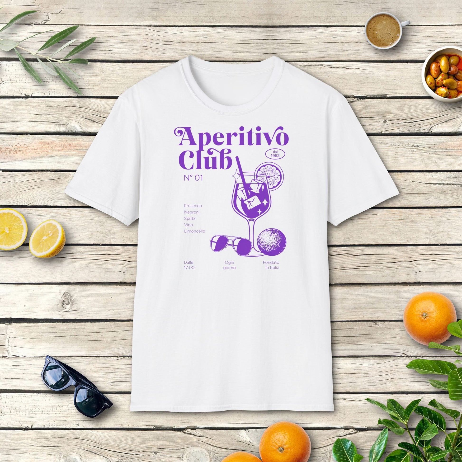 Aperitivo Club T-Shirt | Italien Spritz Lifestyle