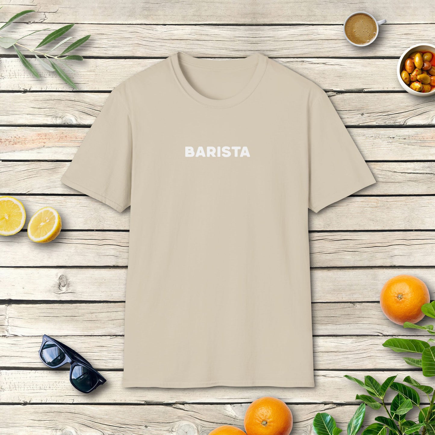 Barista T-Shirt | Minimalistisches Italien Kaffee Design