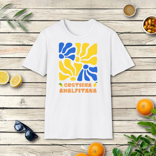 Amalfi T-Shirt | Italien Shirt mit Costiera Amalfitana Design