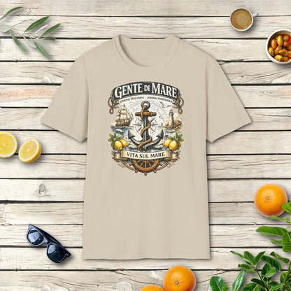 Gente di Mare T-Shirt | Italienisches Küsten Vintage Design