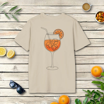 Aperitivo grande Italien T-Shirt mit Spritz-Rückenmotiv