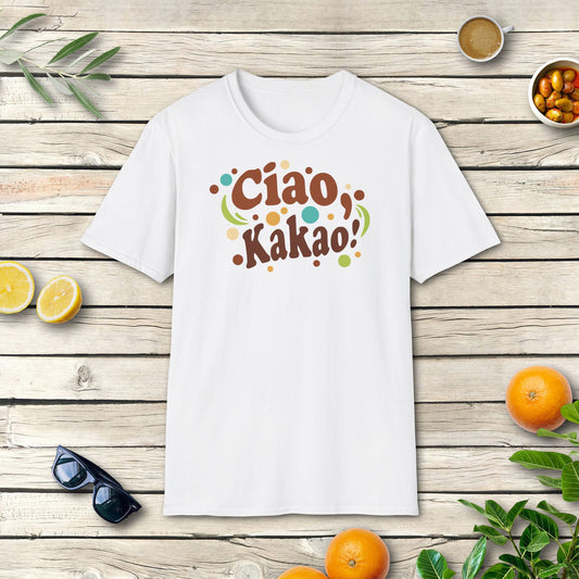 Ciao, Kakao T-Shirt mit lustigem Italien Wortspiel