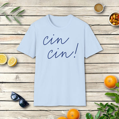 Cin Cin T-Shirt | Italienischer Trinkspruch mit Dolce Vita