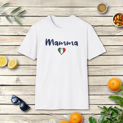 Mamma Herz T-Shirt | Italienisches Familien Design