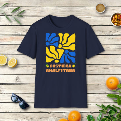 Amalfi T-Shirt | Italien Shirt mit Costiera Amalfitana Design