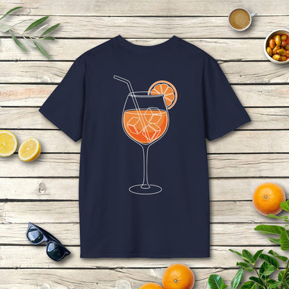 Aperitivo grande Italien T-Shirt mit Spritz-Rückenmotiv