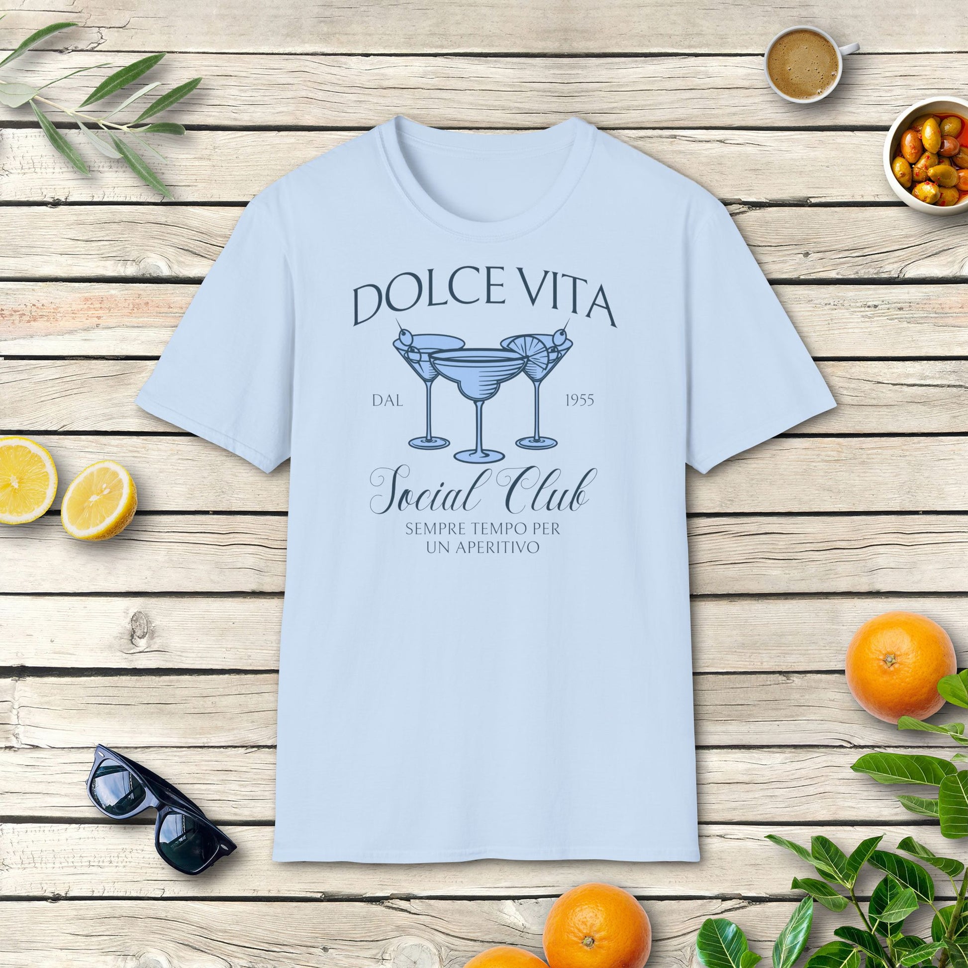 Dolce Vita Social Club T-Shirt | Aperitivo Italien Shirt