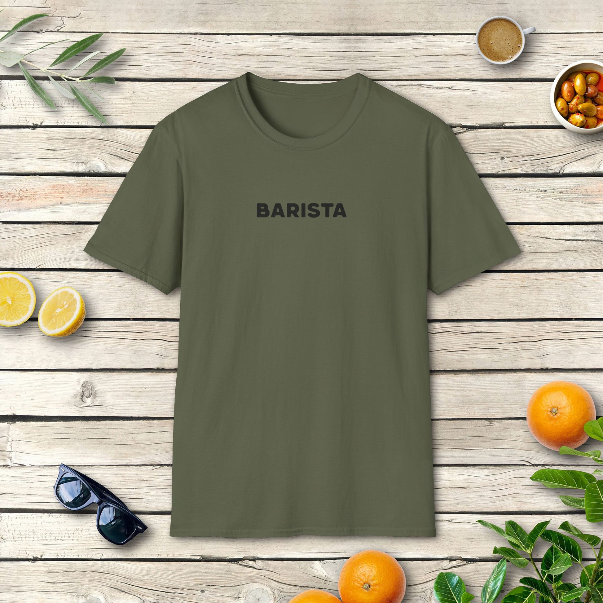 Barista T-Shirt | Minimalistisches Italien Kaffee Design