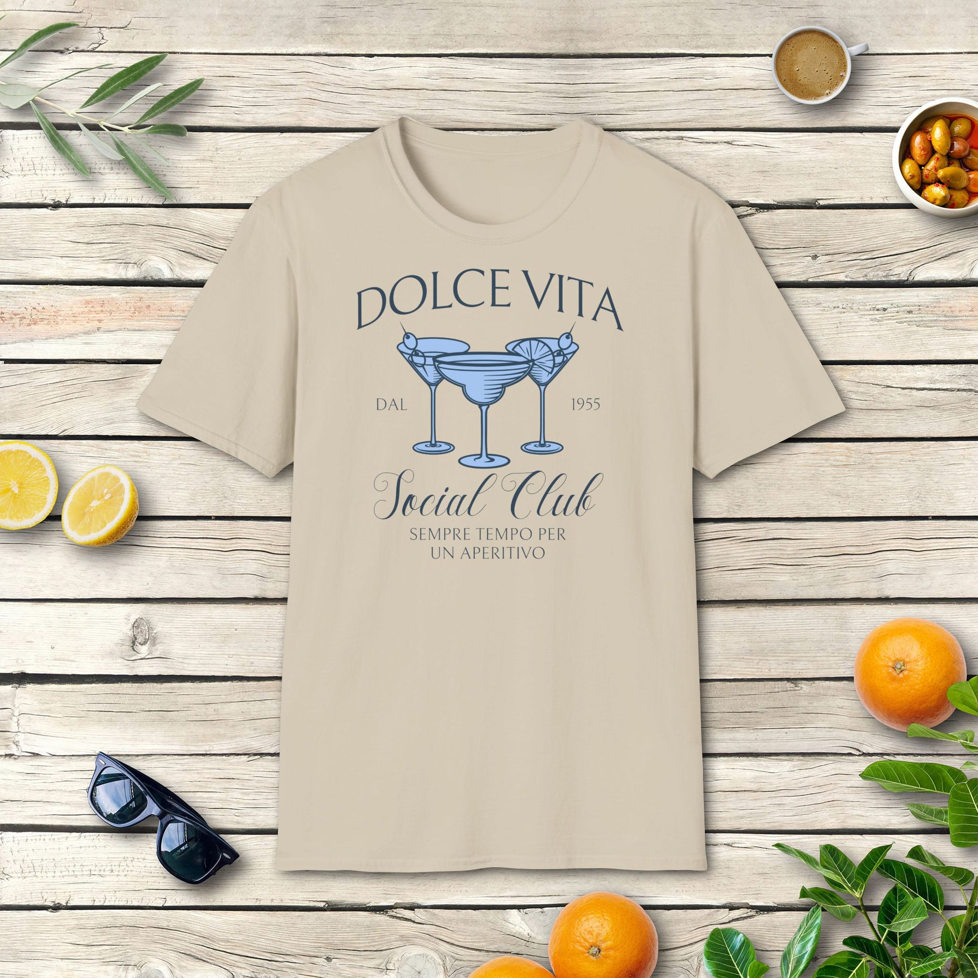 Dolce Vita Social Club T-Shirt | Aperitivo Italien Shirt