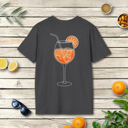 Aperitivo grande Italien T-Shirt mit Spritz-Rückenmotiv
