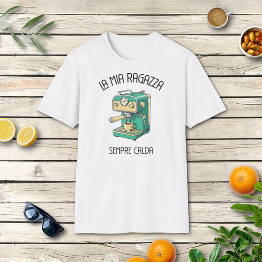 La Mia Ragazza Italien T-Shirt mit Espresso & Humor