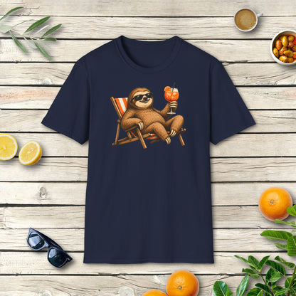 Faultier Aperitivo T-Shirt | Italienisches Dolce Vita Design