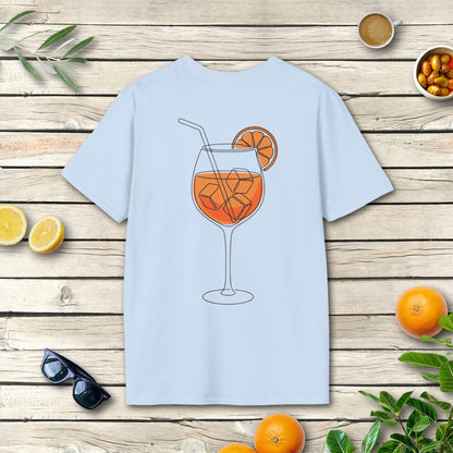 Aperitivo grande Italien T-Shirt mit Spritz-Rückenmotiv