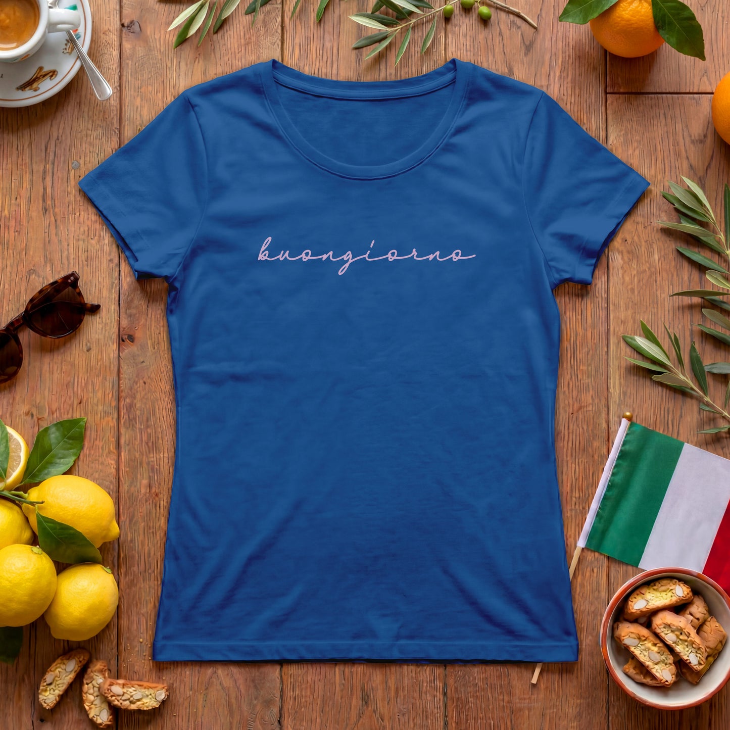 Buongiorno T-Shirt | Italien Schriftzug Damen Shirt