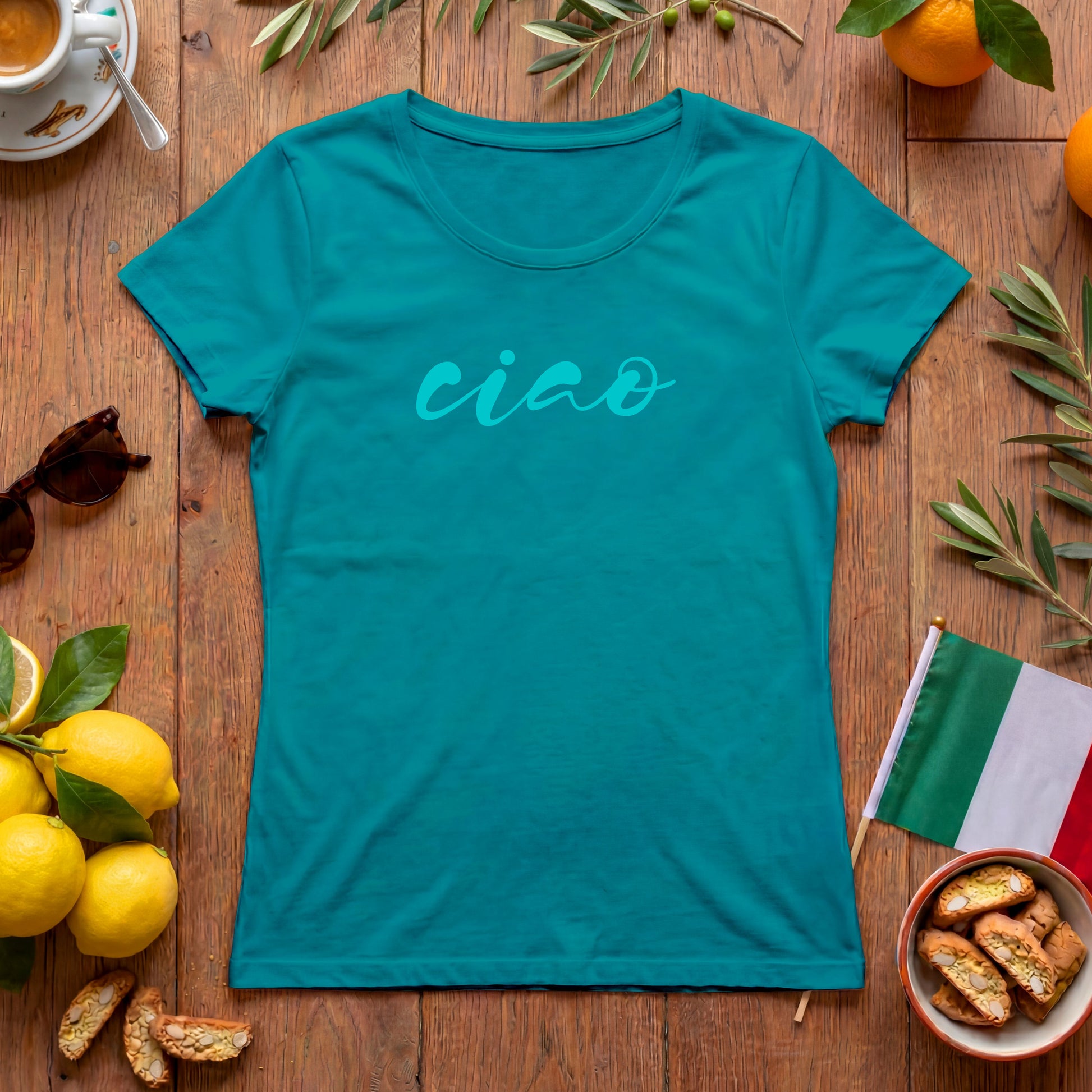 Ciao Damen T-Shirt | Spruchshirt | Italienischer Lifestyle