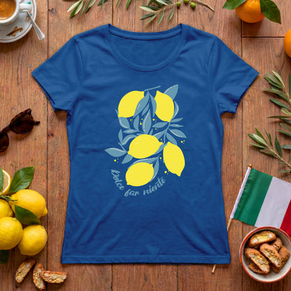 Dolce far niente (Zitronen) – Damen T-Shirt mit Italien-Flair