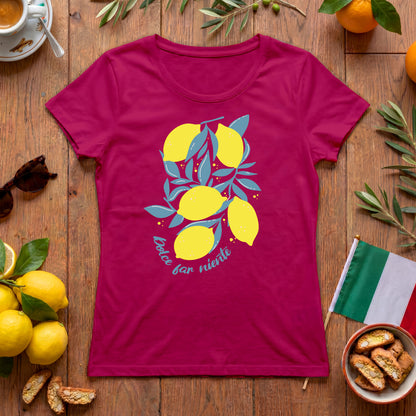 Dolce far niente (Zitronen) – Damen T-Shirt mit Italien-Flair