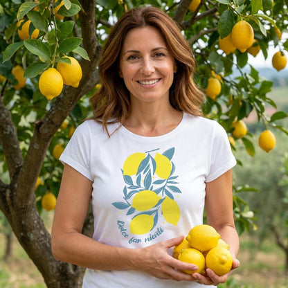 Dolce far niente (Zitronen) – Damen T-Shirt mit Italien-Flair