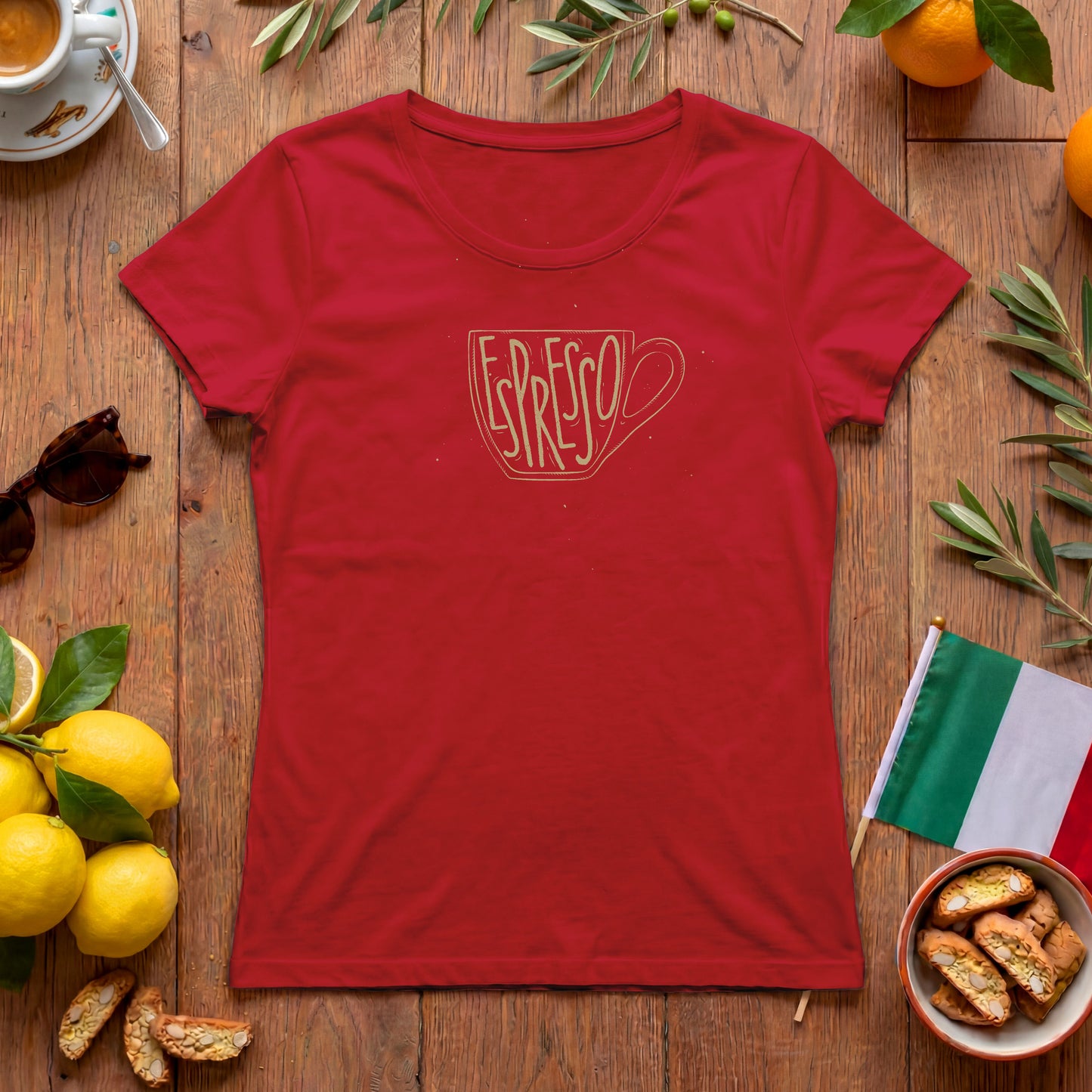 Espresso Shirt | Italienisches Kaffee Vintage Design für Genießer