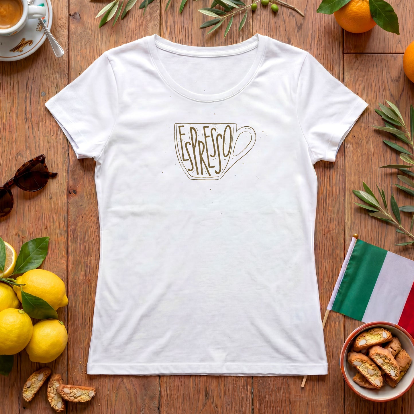 Espresso Shirt | Italienisches Kaffee Vintage Design für Genießer