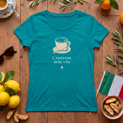 L’essenza della vita Damen T-Shirt | Italienischer Kaffee | Espresso