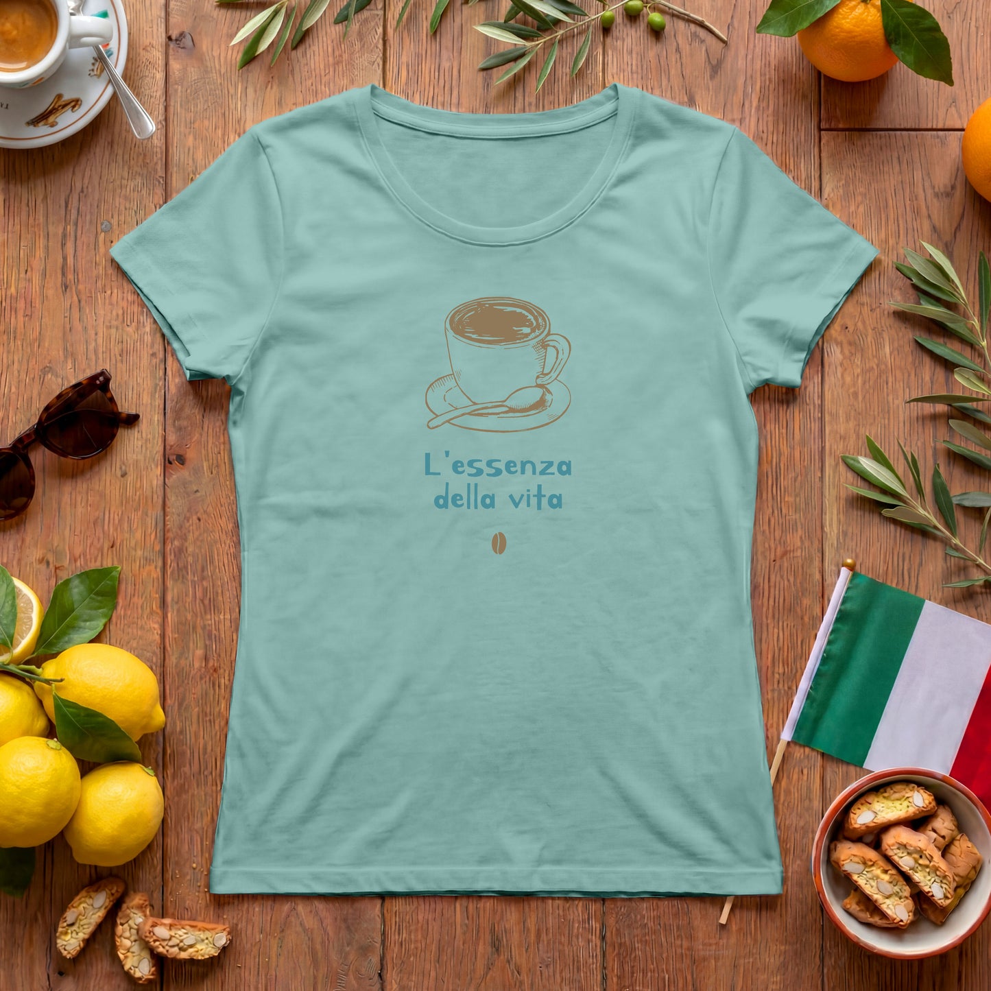 L’essenza della vita Damen T-Shirt | Italienischer Kaffee | Espresso
