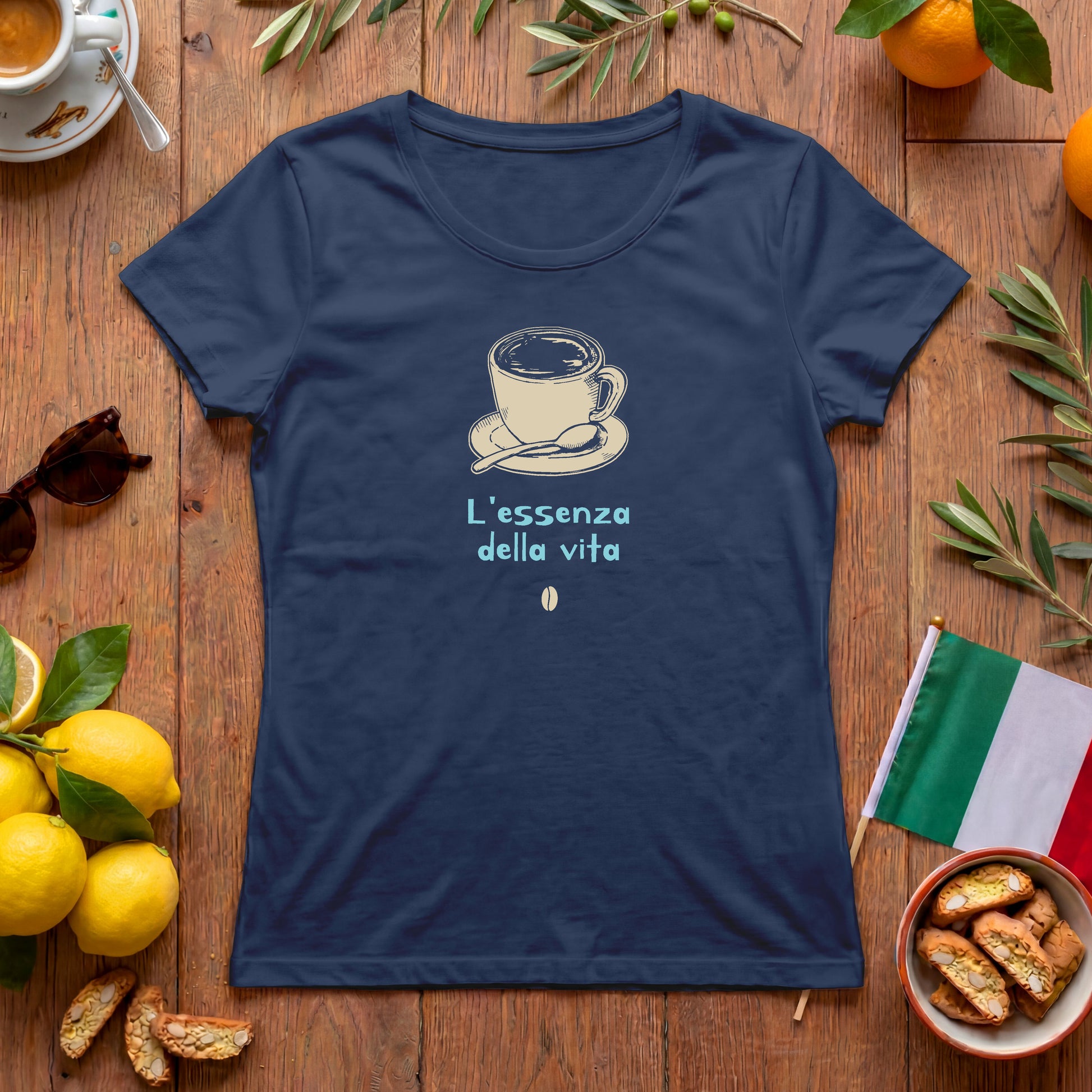 L’essenza della vita Damen T-Shirt | Italienischer Kaffee | Espresso
