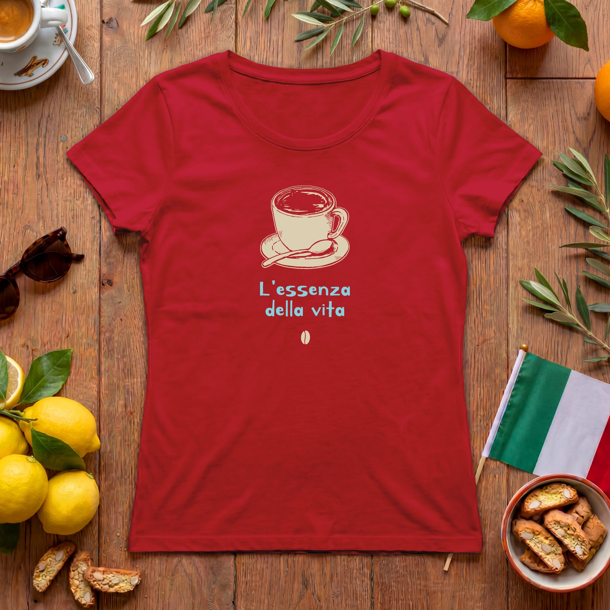 L’essenza della vita Damen T-Shirt | Italienischer Kaffee | Espresso