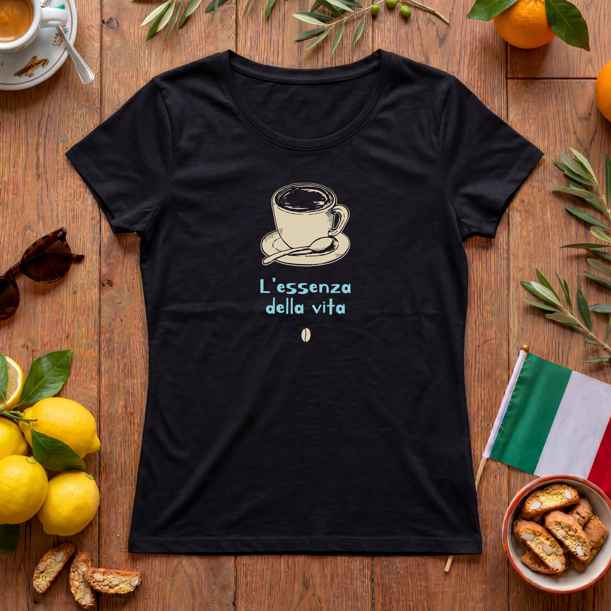 L’essenza della vita Damen T-Shirt | Italienischer Kaffee | Espresso