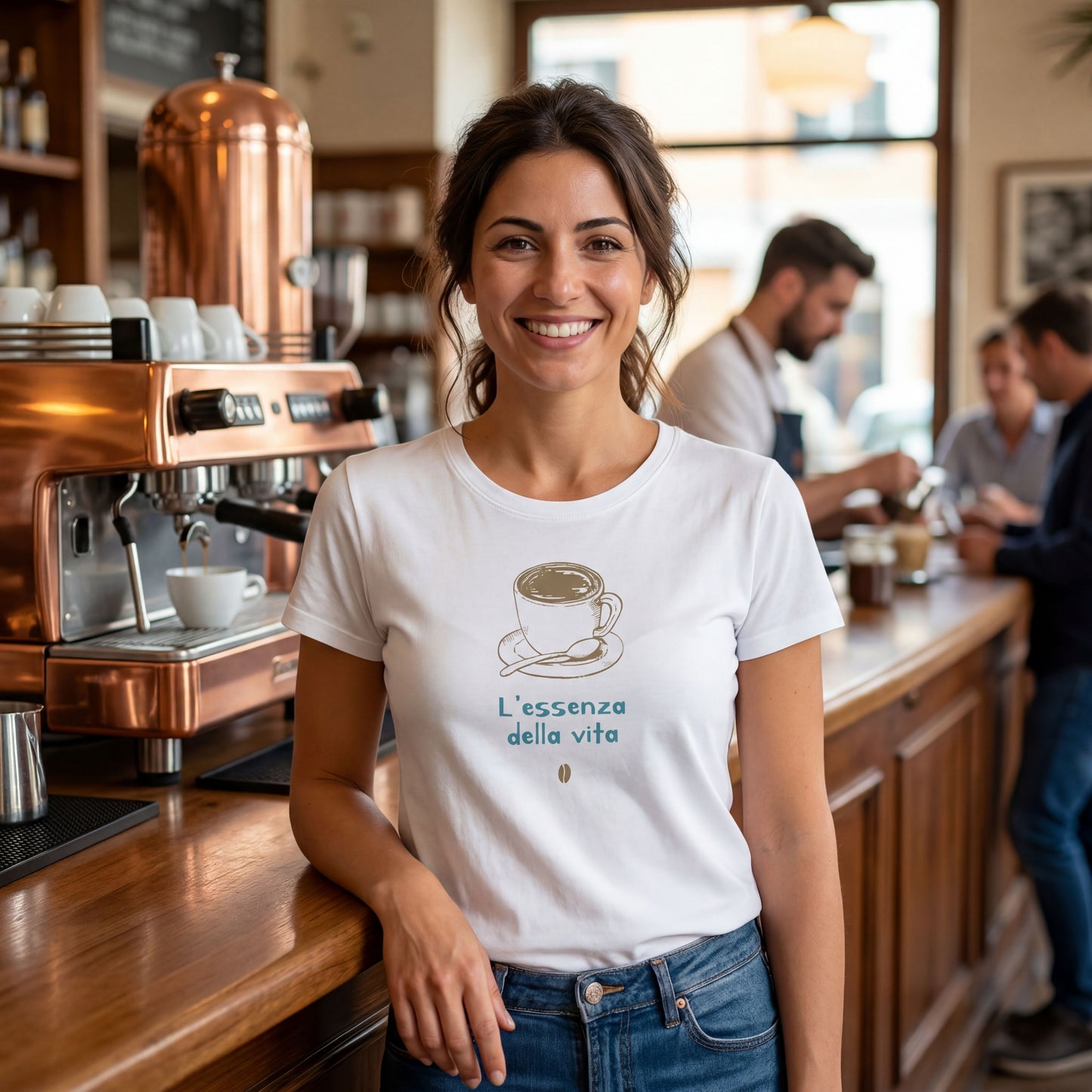 L’essenza della vita Damen T-Shirt | Italienischer Kaffee | Espresso