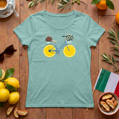 Fahrrad Damen-T-Shirt Italien – Geschenk für Radfahrerinnen