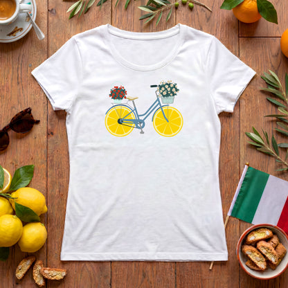Fahrrad Damen-T-Shirt Italien – Geschenk für Radfahrerinnen
