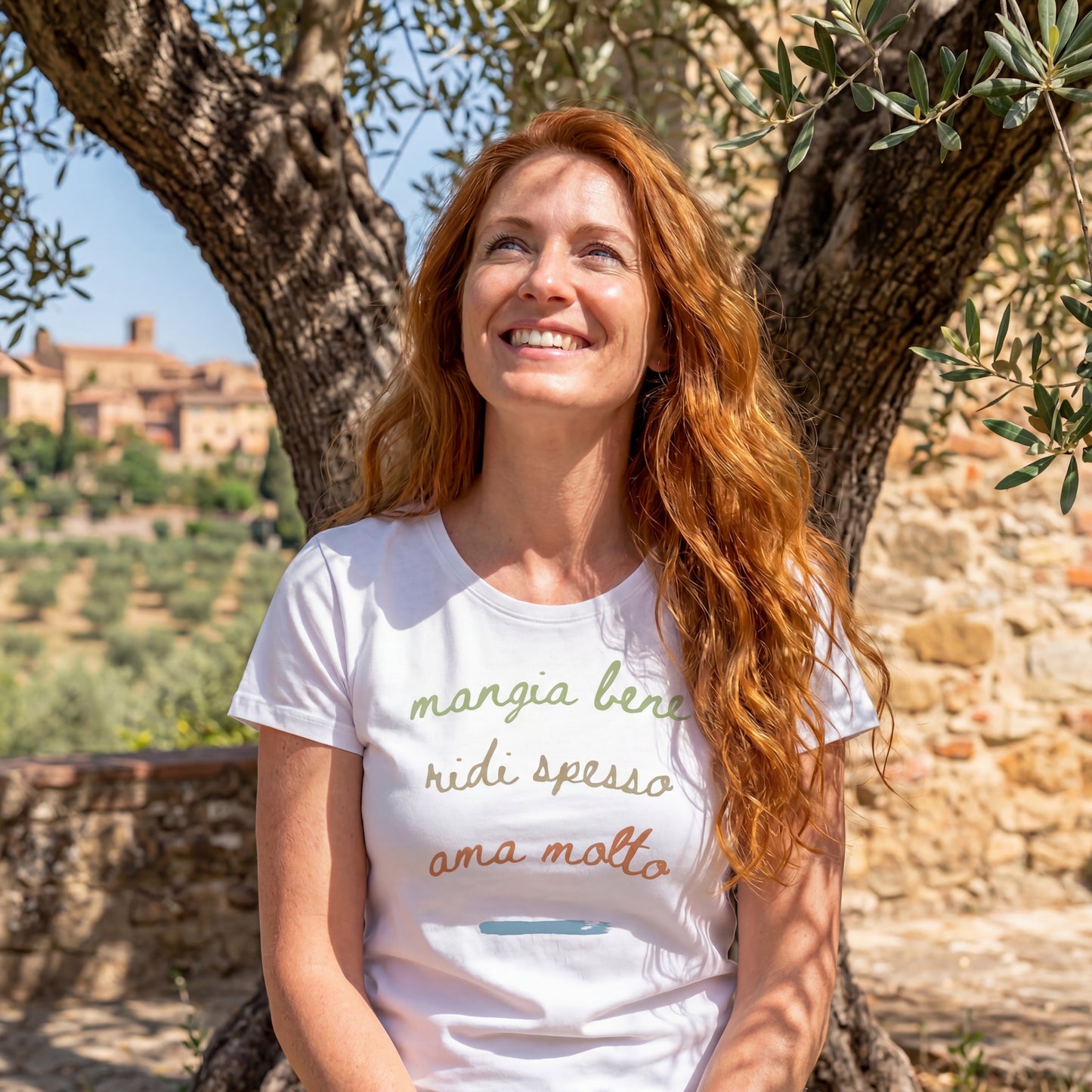 Mangia Bene, Ridi Spesso, Ama Molto Shirt – Italien Spruch